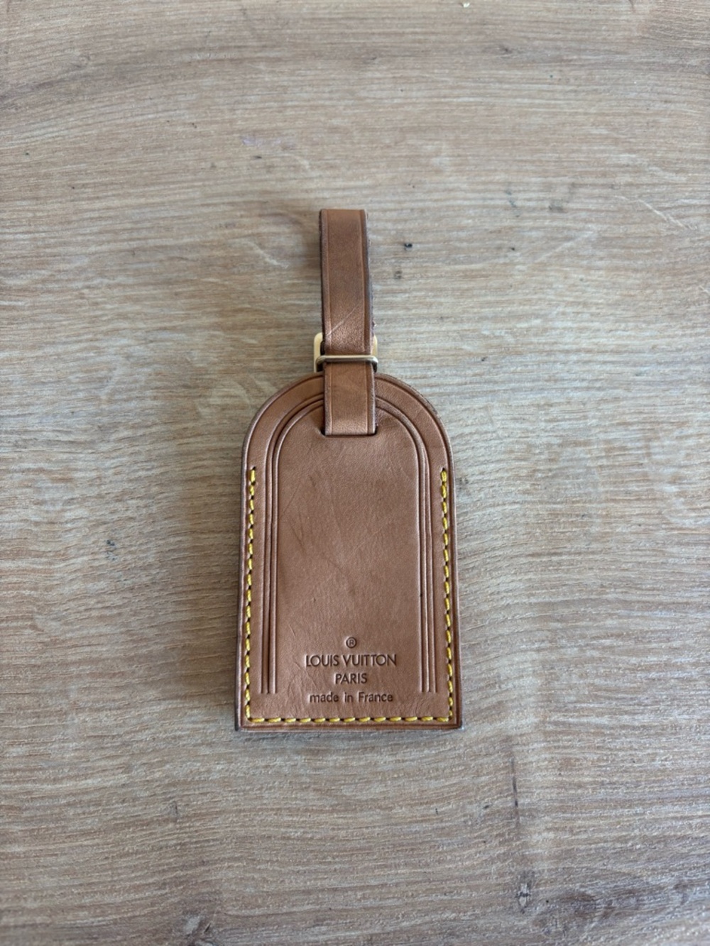 Authentic Louis Vuitton id tag